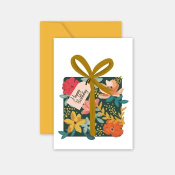 Carte Anniversaire - Cadeau anniversaire