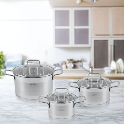 Proficook PC-KTS1223 6-piece stainless steel cookware set