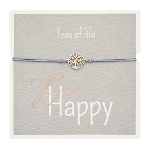 Bracelet - "Be Happy" - ro.go.pl. - tree of life 606667