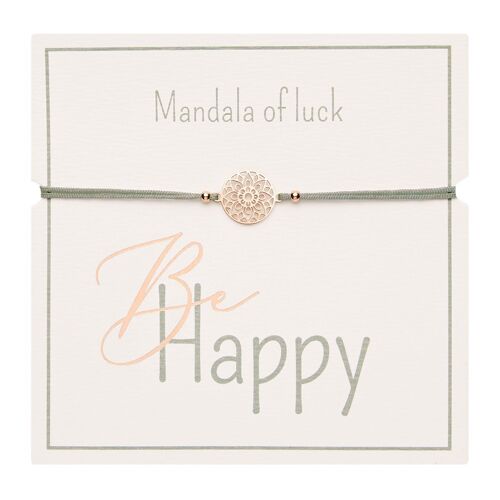 Bracelet - "Be Happy" - ro.go.pl. - mandala of luck 606676