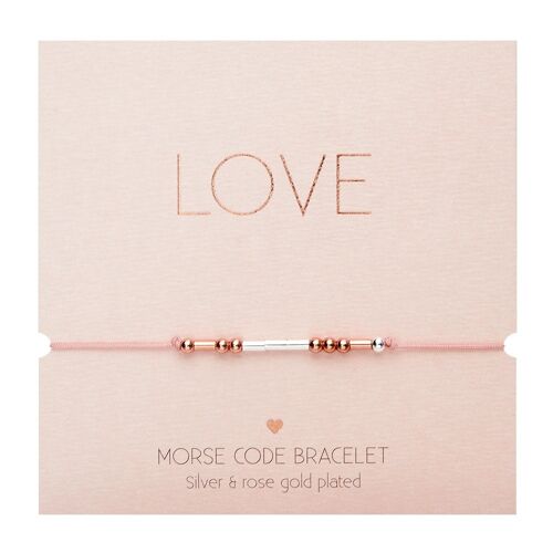 Bracelet - "Morse Code" - love 606704