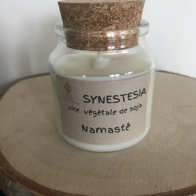 Namaste scented candle (rose, amber, incense)