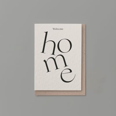 New home card - Welcome home