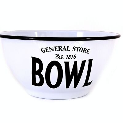White General Store Mixing/Serving Bowl