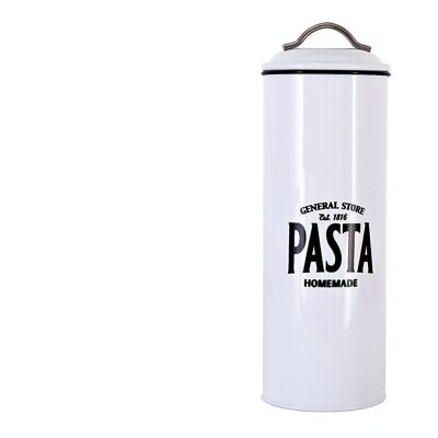 White General Store Pasta Canister