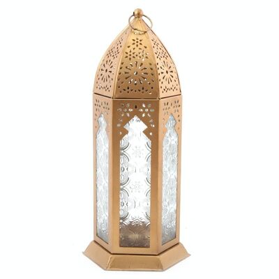 Kasbah Gold Metalllaterne 32cm