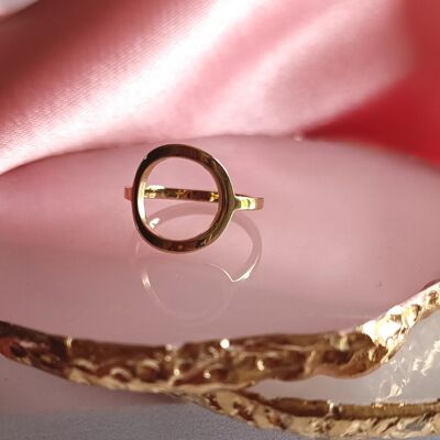 Gold Tricia stainless steel ring