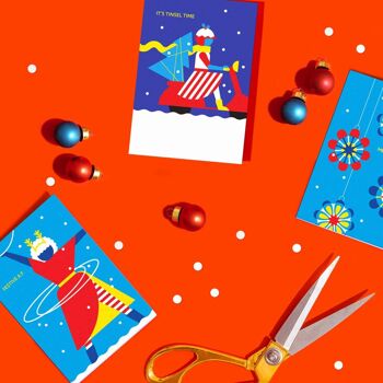 Carte de Noël | Passez un Noël super cool | Carte saisonnière | Carte de vacances | Carte d'hiver 2