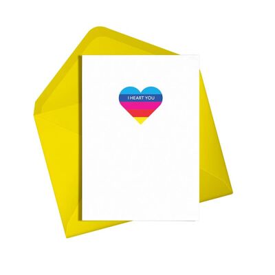 Love Card | I heart you | Heart Card