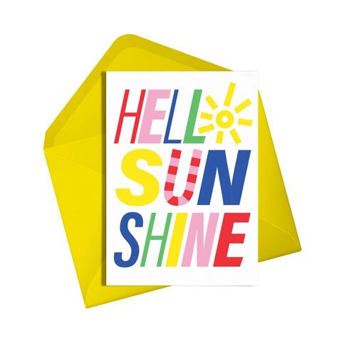 Hello Sunshine | Birthday Card | Just Because | Everyday