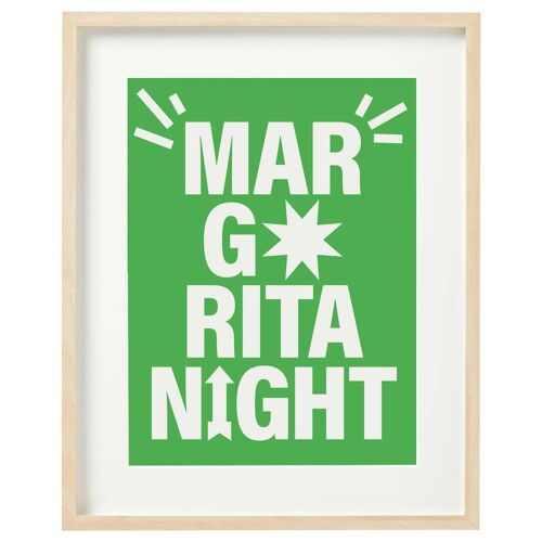 Art Print | Margarita Night | A3 Art Print | Home Decor | Colourful Wall Decor