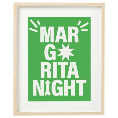 Kunstdruck | Margarita-Nacht | A3-Kunstdruck | Wohnkultur | Bunte Wanddekoration