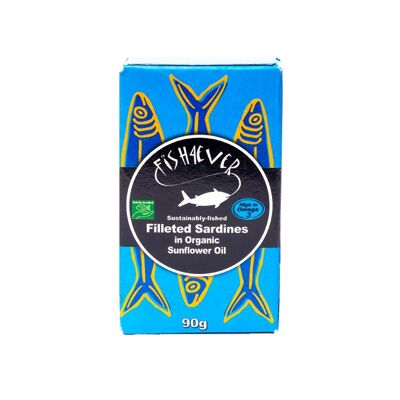 Filets de sardines à l'huile de tournesol bio