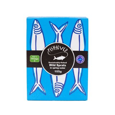 Sprats dans l'eau de source