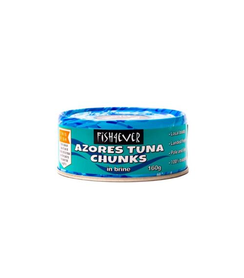 Azores Skipjack tuna chunks in brine