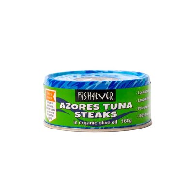 Azores Skipjack tuna steaks in org olive oil