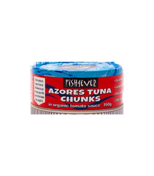 Azores Skipjack tuna chunks in organic tomato sauce