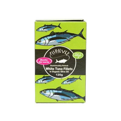 White tuna fish in org olive oil