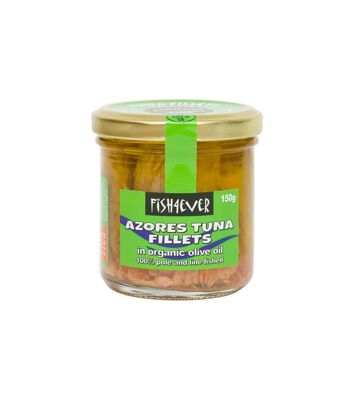 Filets de thon des Açores à l'huile d'olive bio