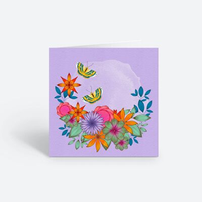 Blossom Design Square Card