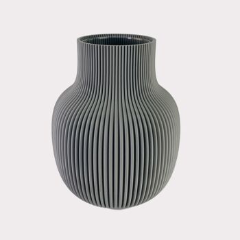 Vase Solsken No2, impression 3D durable avec insert en verre, 450ml 2