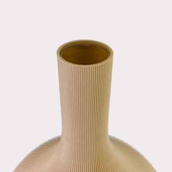 Vase Moa No1, impression 3D durable avec insert en verre, 42 ml 3