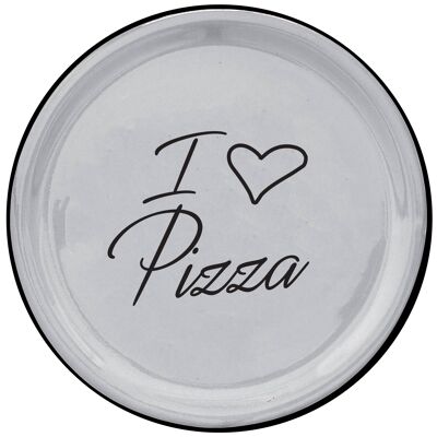 I LOVE PIZZA PIZZA PLATE 31 CM CERAMIC