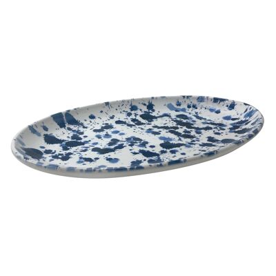 IMPULSE OVAL TRAY 39 CM CERAMIC