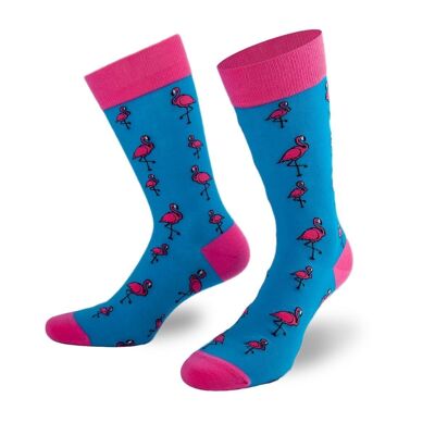 Chaussettes Flamingo de PATRON SOCKS - CONFORTABLES, ÉLÉGANTES, UNIQUES !