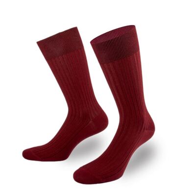 Business socks in burgundy from PATRON SOCKS - STYLISH, SUSTAINABLE, SPECIAL!