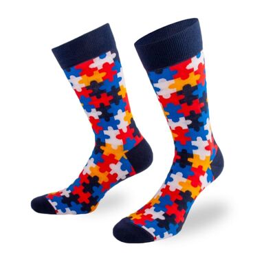 Puzzle Socken  von PATRON SOCKS - BEQUEM, STYLISCH, EINZIGARTIG!