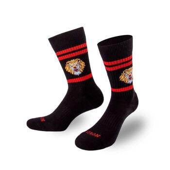 Chaussettes de sport Lion de PATRON SOCKS - RESTEZ COOL, JOUEZ COOL ! 1