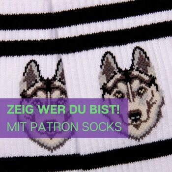 Chaussettes de sport Husky de PATRON SOCKS - RESTEZ COOL, JOUEZ COOL ! 5