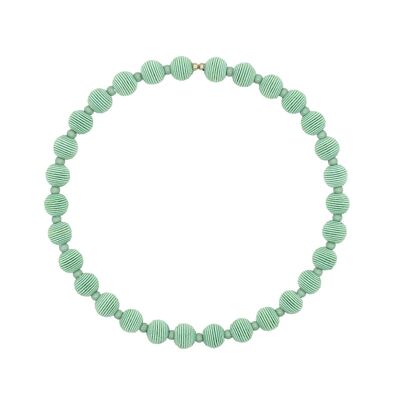 Collier Boule Tissée Springwire Menthe