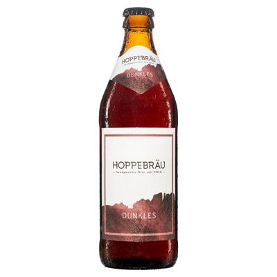 Hoppebräu dark beer 0.5l