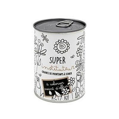 Sowing kit "super teacher to color" made in France