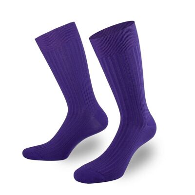 Calcetines business de PATRON SOCKS en color morado: ¡ESTILO, SOSTENIBLES, ESPECIALES!