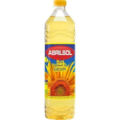 ABRILSOL Aceite de Girasol 1L - 15 Botellas por Caja