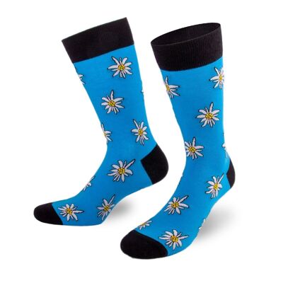 Chaussettes Edelweiss de PATRON SOCKS - CONFORTABLES, ÉLÉGANTES, UNIQUES !