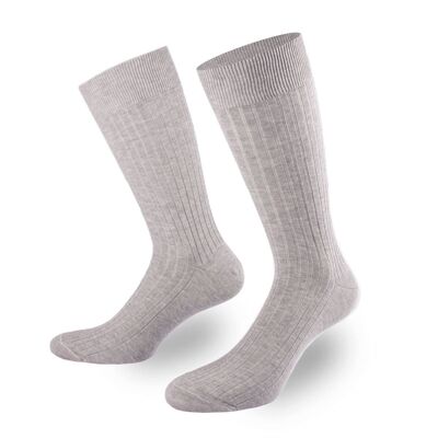 Business socks in stone grey from PATRON SOCKS - STYLISH, SUSTAINABLE, SPECIAL!