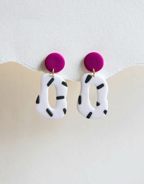 Handmade Polymer Clay Earrings - Lightweight - Handmade Jewelry