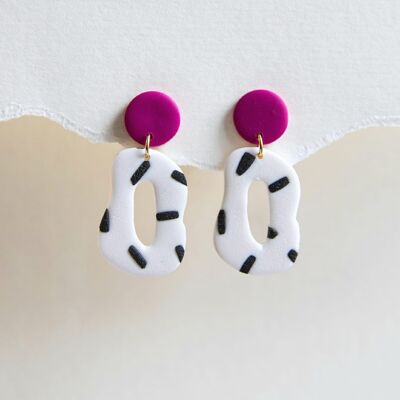 Handmade Polymer Clay Earrings - Lightweight - Handmade Jewelry