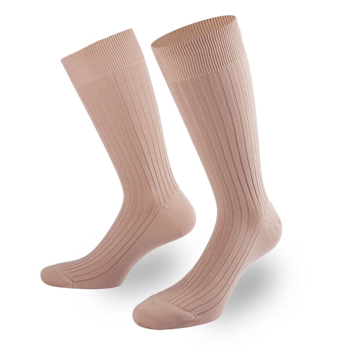 Business Socken in beige von PATRON SOCKS - STILVOLL, NACHHALTIG, BESONDERS!