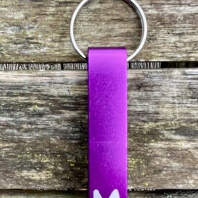 Personalised Metal Mum Bottle Opener Keyring