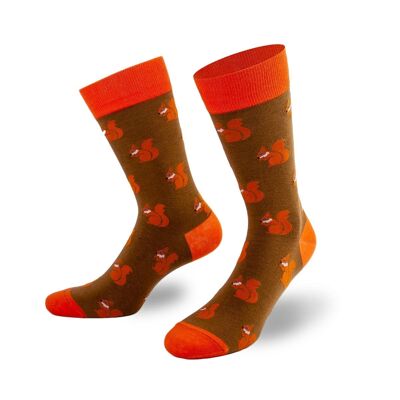 Squirrel socks by PATRON SOCKS - COMFORTABLE, STYLISH, UNIQUE!