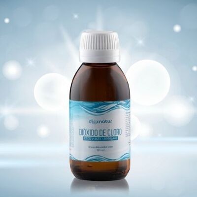 DIOXNATUR® - Chlorine dioxide 3000 ppm CDS (125 ml) Amber glass bottle