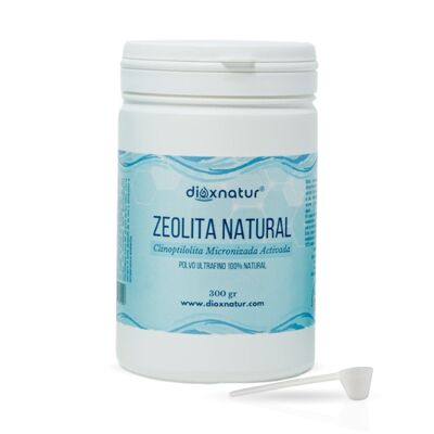 Poudre de clinoptilolite micronisée de zéolithe naturelle Dioxnatur® (300 gr)