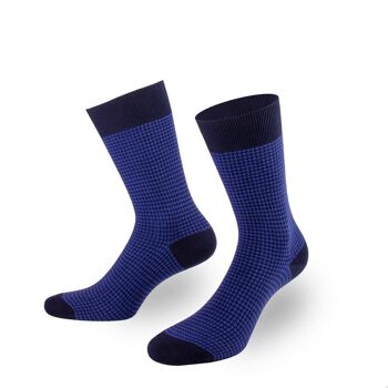 Chaussettes de luxe pour hommes en bleu de PATRON SOCKS - ÉLÉGANTES, DURABLES, SPÉCIALES ! 1