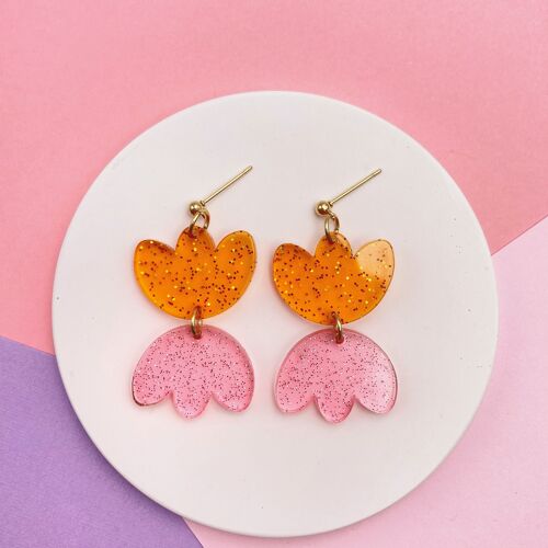 Boucles D'oreilles Rosette