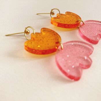 Boucles D'oreilles Rosette 3